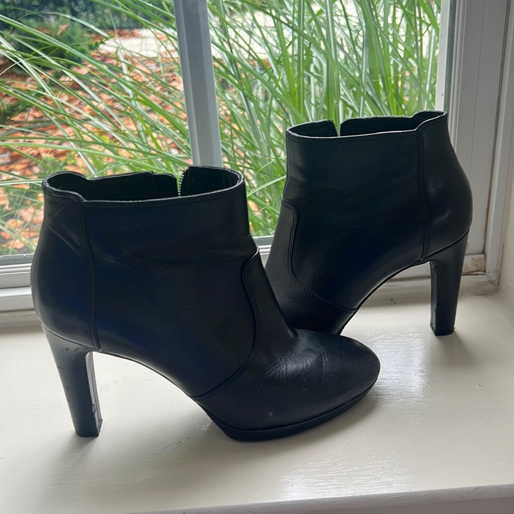 Rockport Womens Adiprene by Adidas Leather Zip Ankle Booties Size 7M Women’s